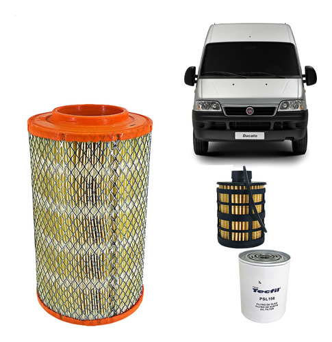 Kit Filtros Ducato Boxer Jumper 2.8 Jtd 2006 Até 2009...