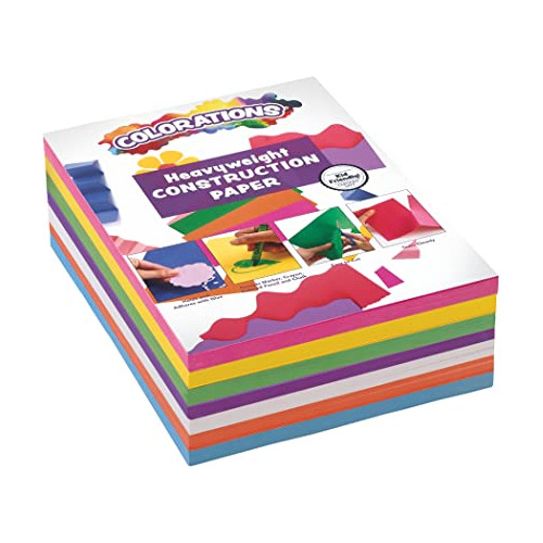 Papel De Construcción Niños | 7 Colores - 600 Hojas G...