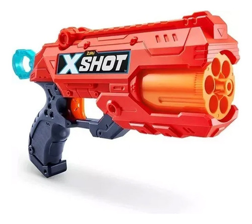 Pistola Con Tambor Zuru X Shot Reflex 6 Incluye 12 Dardos