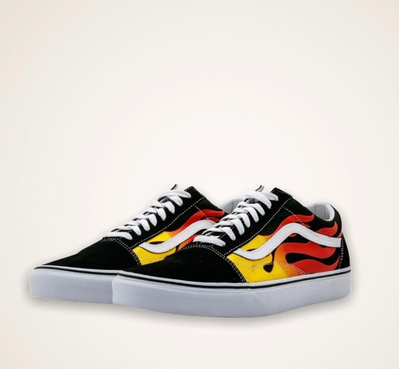 vans old skool flames mexico