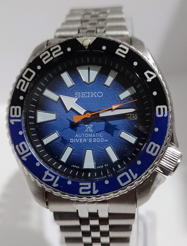Reloj Seiko Diver's Manta Automático Save The Ocean