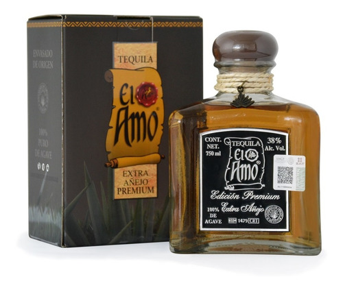 El Amo Premium Tequila Extra Añejo | Caja C/6 Botellas 750ml