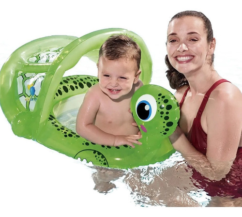 Bote Flotador Bebe Pileta Bombero Techo Inflable Pileta--18 