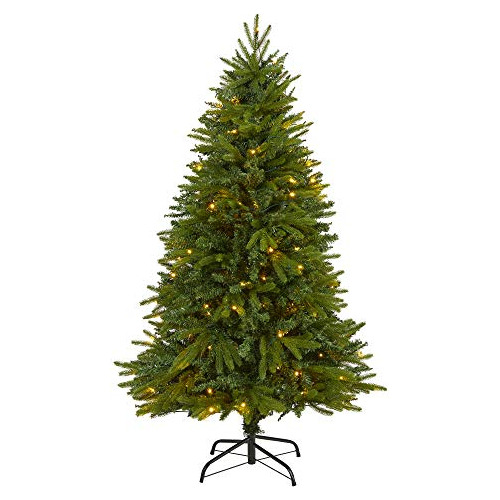 Casi Natural 5 Pies. Árbol De Navidad Artificial De Abeto Su