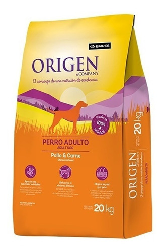 Origen Company Perro Adulto X 20 Kg Envio Gratis + Cuotas