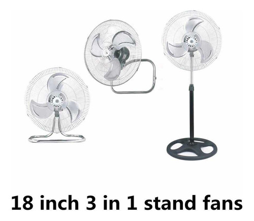 Set De 2 Ventilador 3 In 1 Con Enchufe 3 Patas Con Despacho