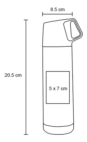 Imagen 4 de 10 de Termo Con Doble Pared De Acero Inox