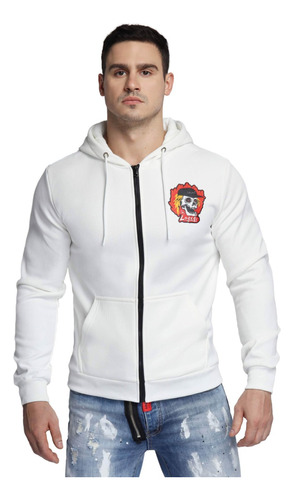 [logeqi] Sudadera Con Capucha De Hombre Con Calavera