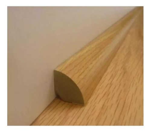 Burlete Zocalo Piso Madera Pvc 1/4 Cuarta Caña 18mm 1.20m X2 Pvc 60877