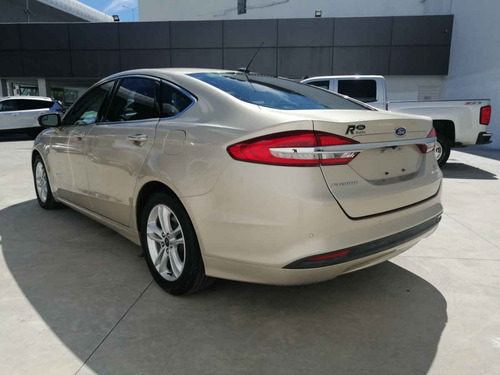 Imagen 5 de 15 de Ford Fusion 2018 4p Se Luxury Hibrido Aut