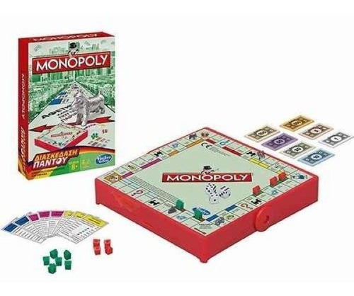Juego de viaje Monopoly Grab & Go - Hasbro B1002