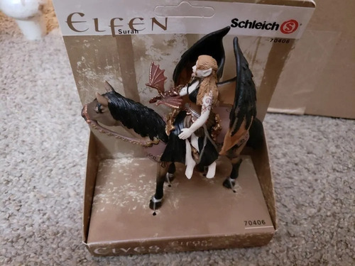 Schleich Elfos E Fadas - Surah Com Cavalo 70406 - Promoção