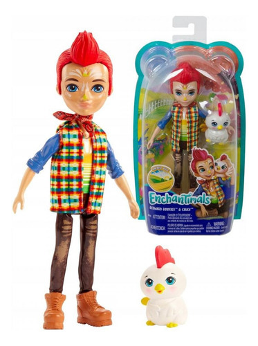 Boneca E Bichinho Enchantimals Redward Rooster E Cluck