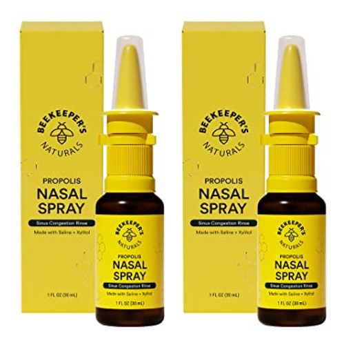 Suero Fisiologico  Beekeeper's Naturals Spray Nasal Para Adu