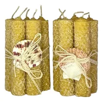 Comprar Kit 10 Velas De Miel Y Yagra + Portavelas Dinero  Abundancia