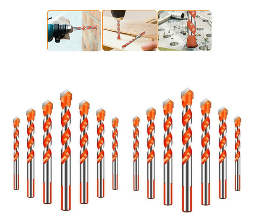 Juego De 2 Brocas De Cerámica Triangulares Multifuncionales