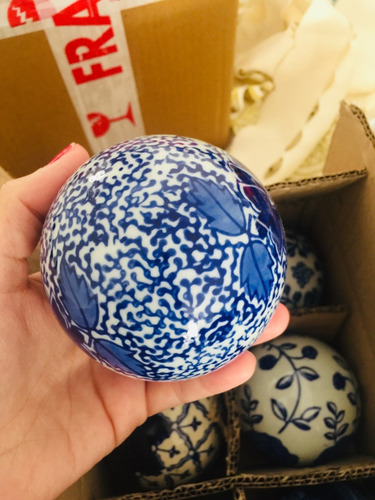 Imagen 7 de 9 de Bolas Decorativas Cerámicas (x Unidad)