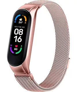 Correa Banda Metal Milanese Pulsera Xiaomi Mi Band 4/5/6/7