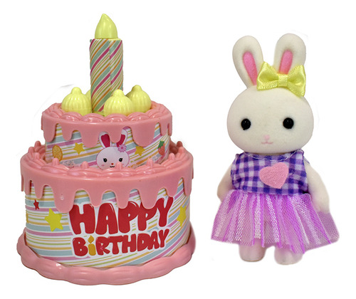 Set Torta De Cumpleaños Conejita Bay Dreamy Cksur0685