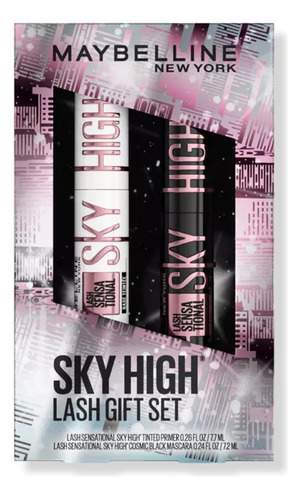 Set De Mascara De Pestaña Maybelline Sky High Lash Gift 