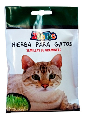 Semillas Gramineas Hierba Gato Sobre 80g Siembra Todo El Año