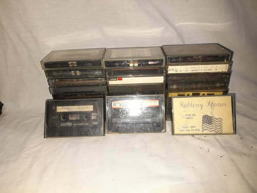 Lote De 27 Casettes Grabados Varios Interpretes Y Música Negro (Usado)