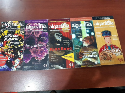 Paquete De 5 Revistas Algarabía: King Kong 