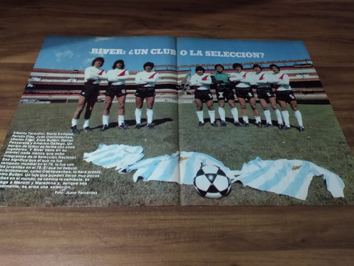 (ak418) River Plate * Clippings Revista 2 Pgs * 1981