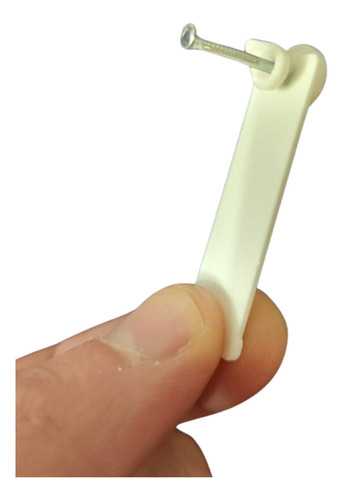 Clavos Acero Con Soporte Plástico Clava Fácil Cuadros X 12 Diámetro Nominal 1 Mm Largo 2 Cm