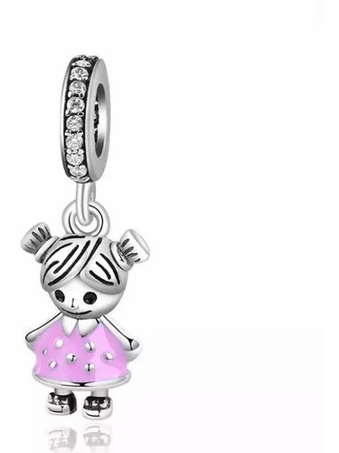 Charm Modelo Niña Colgante Plata 925 + Regalos