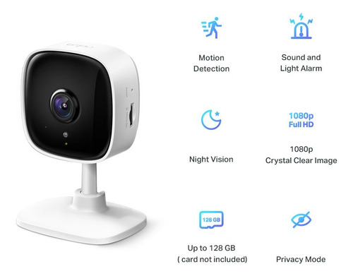 Cámara Wi-fi De Seguridad Para Casa Tapo C100 Tp-link