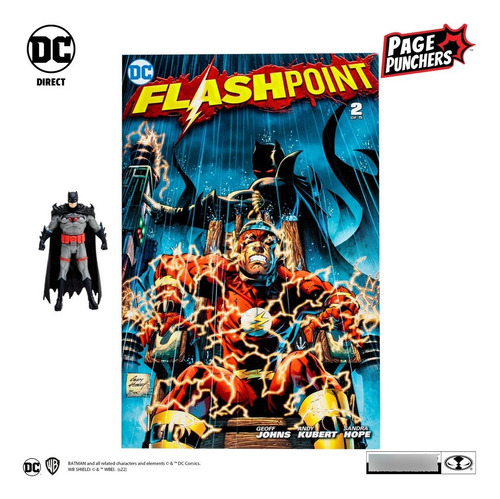 Dc Comic Book Flashpoint Ingles Y Figura De Batman Original