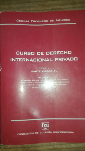 Curso Derecho Internacional Privado Tomo 2 Cecilia Fresnedo 