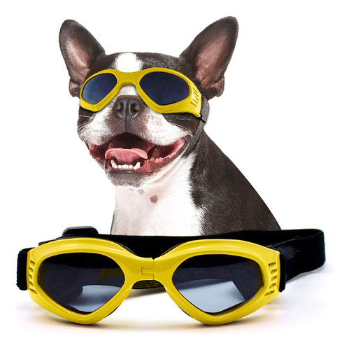 Gafas De Sol Para Perros Con Protección Ocular Ajustable