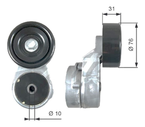 Tensor Correa Alternador Hyundai Accent Rb G4fc G4fa