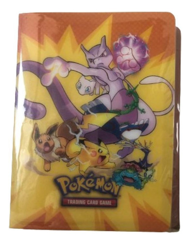 Album Para 80 Cartas Pokemon Diseño Mewtwo