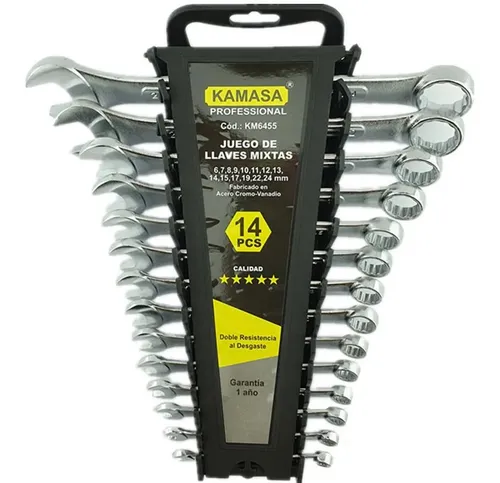 Set Juego De Llaves Punta De Corona 14 Piezas Kamasa Km6455