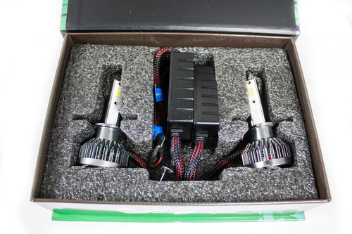 Imagen 3 de 7 de Kit Focos Delant Gt Led Tricolor H1 880 9005 9006