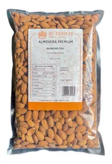 Almendra Natural 1 Kg Premium