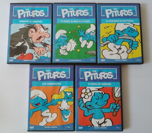 Los Pitufos Dvd Original (valor Cada Uno)