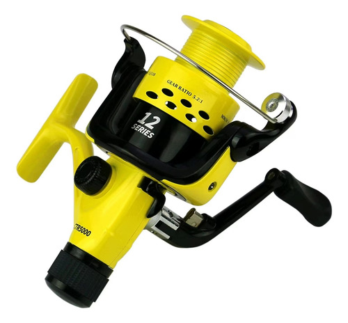 Carrete De Pesca 12 Rodamientos Serie 5000 Yumoshi Ctr5000