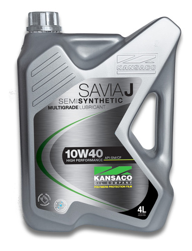 Aceite Kansaco 10w40 Semi-sintetico 4 Litros