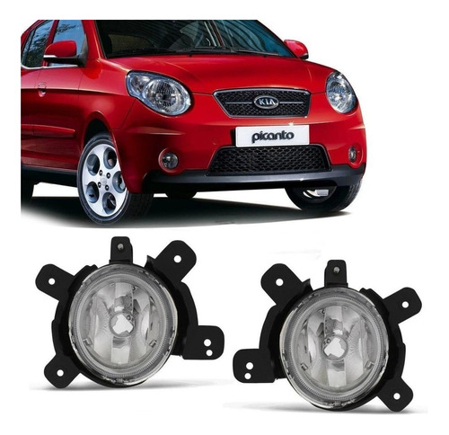 Farol Milha Kia Picanto 2009 2010 2011 Auxiliar Neblina Par