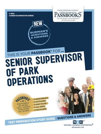 Libro Senior Supervisor Of Park Operations - National Lea...