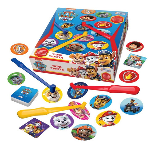 Imagen 1 de 2 de Juego De Mesa Paw Patrol Chase Tapa Tapita Velocidad Visual