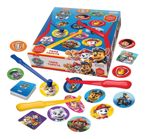 Juego De Mesa Paw Patrol Chase Tapa Tapita Velocidad Visual