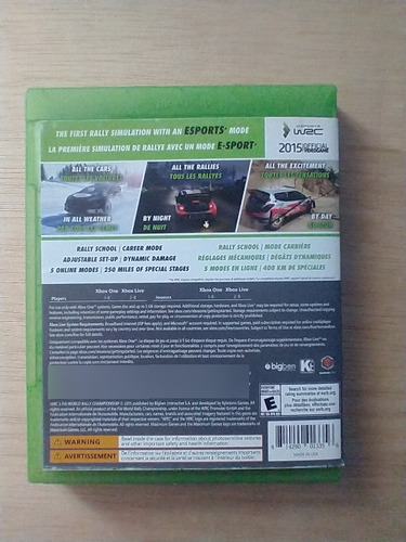 Wrc 5 Xbox One (Usado)