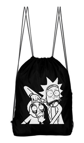 Bolso Deportivo Rick Y Morty White (d1659 Boleto.store)