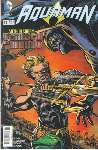 Comic Dc Comics New 52 Aquaman # 41 Verdugo Del Mundo
