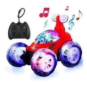 Stunt  Car Carro Loco Musical Con Luces Control  Ref Rd985